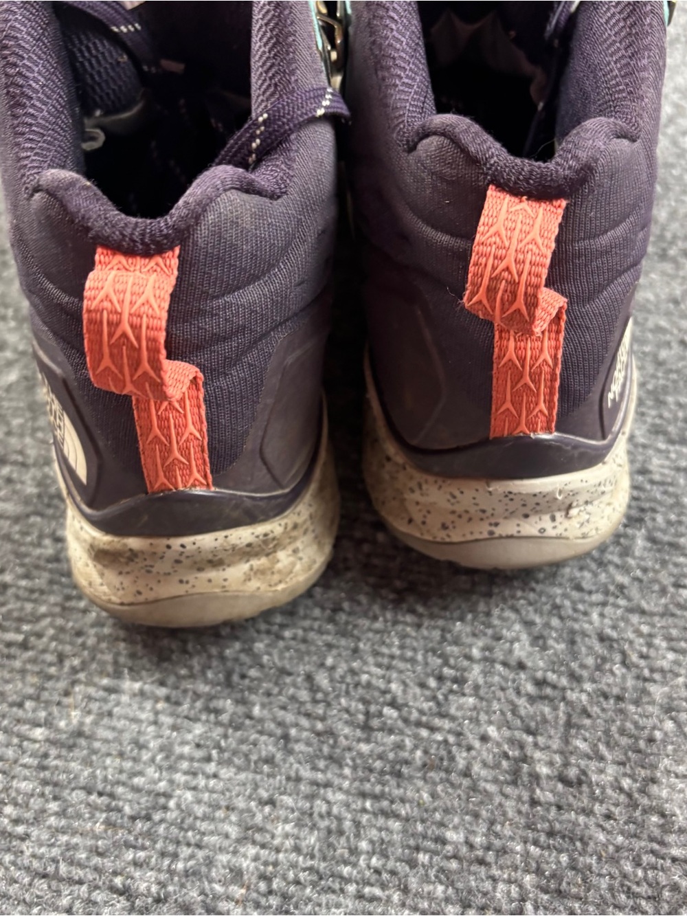THE NORTH FACE Women Vectiv Exploris Mid Futurlight Hiking Boots Grey/Purple 7.5 - Picture 7 of 10